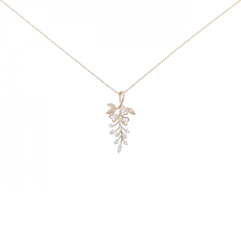 K18PG Dây chuyền kim cương 0.27CT - Hàng hiệu Chính hãng 868004