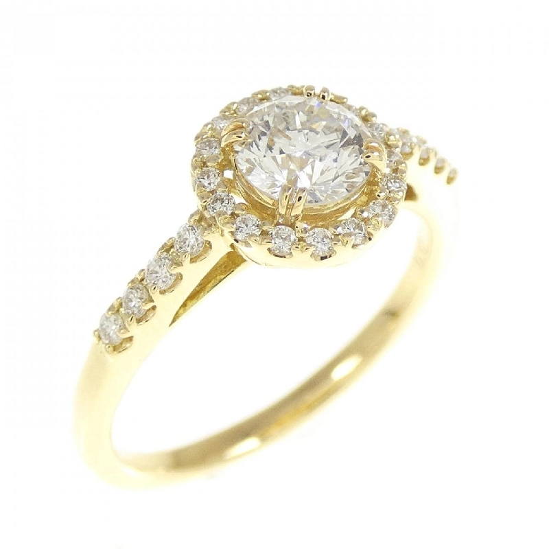 Nhẫn kim cương K18YG 0.502CT G SI2 VG - Hàng hiệu Chính hãng 871475