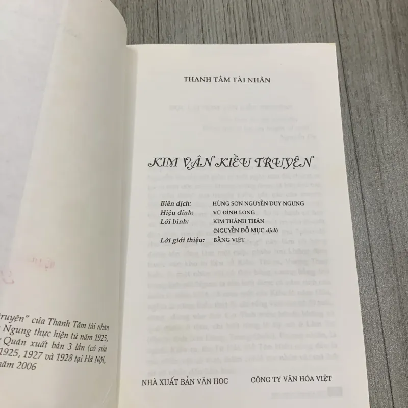 Kin vân kiều truyện - thanh tâm tài nhân. 10b1 1026362