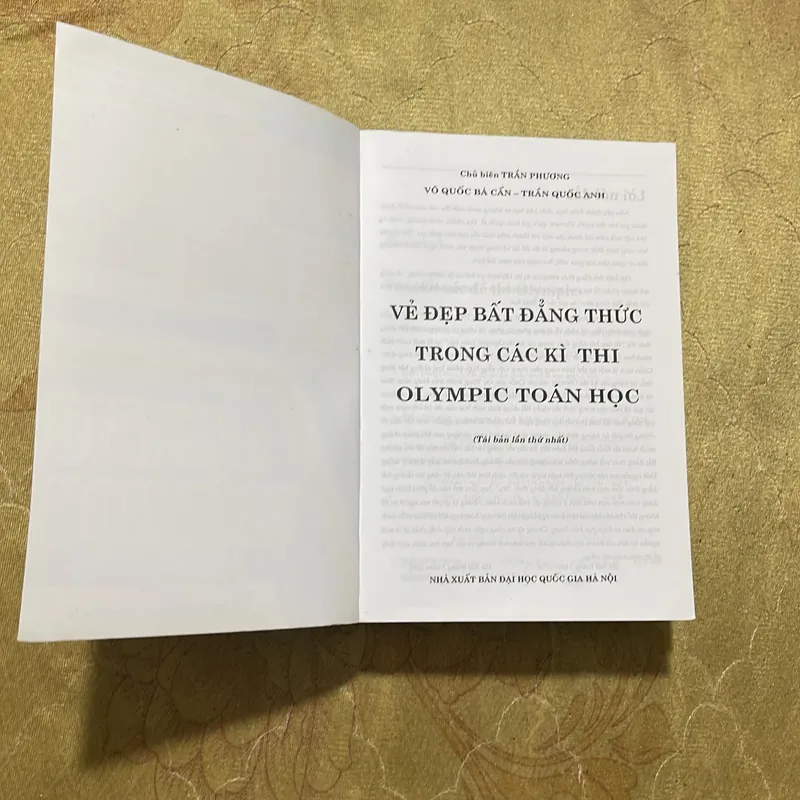 NHỮNG VIÊN KIM CƯƠNG TRONG BẤT ĐẲNG THỨC TOÁN HỌC- VẺ ĐẸP BẤT ĐẲNG THỨC- TRẦN PHƯƠNG cb 713068