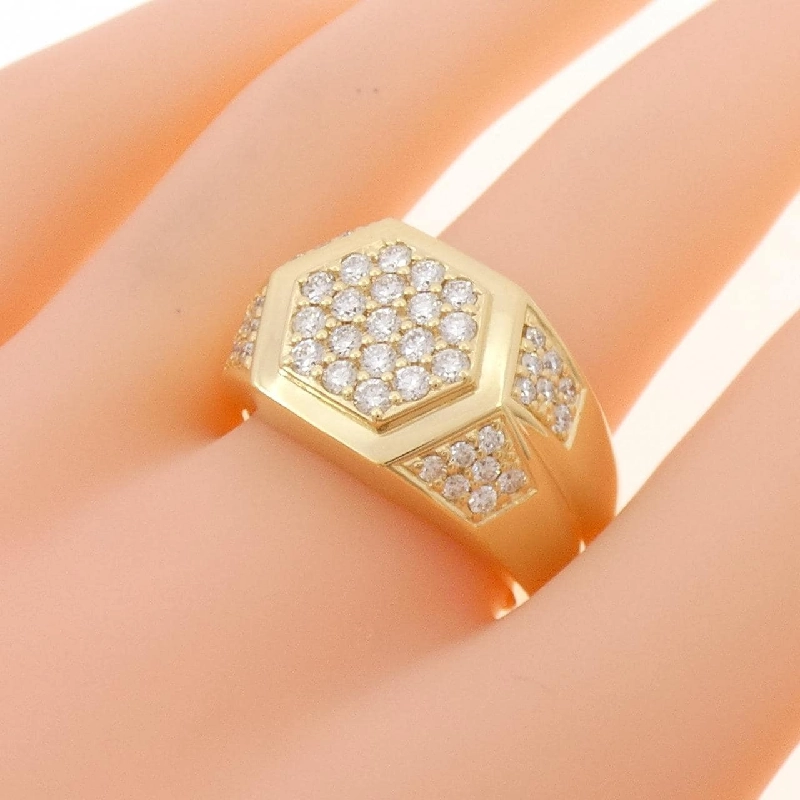 Nhẫn kim cương K18YG 1.08CT 665528