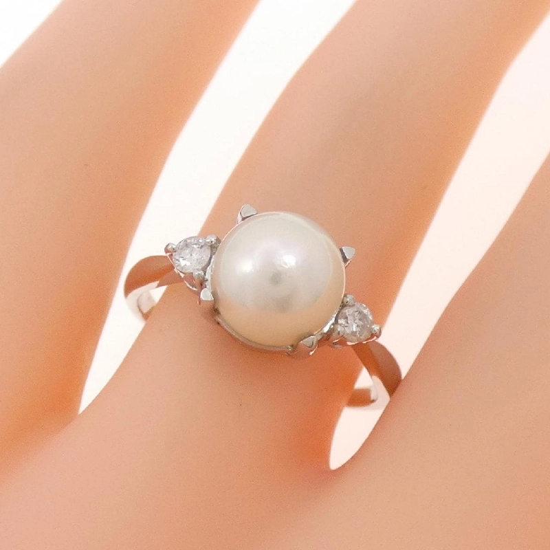 Nhẫn ngọc trai Akoya PT900 7.7mm - Hàng hiệu Authentic 848146