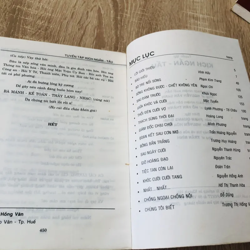 TUYỂN TẬP KỊCH NGẮN - TẤU 999360