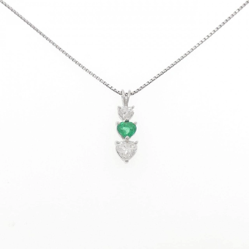 Dây chuyền Emerald PT900/PT850 0.53CT - Hàng hiệu Chính hãng 862416