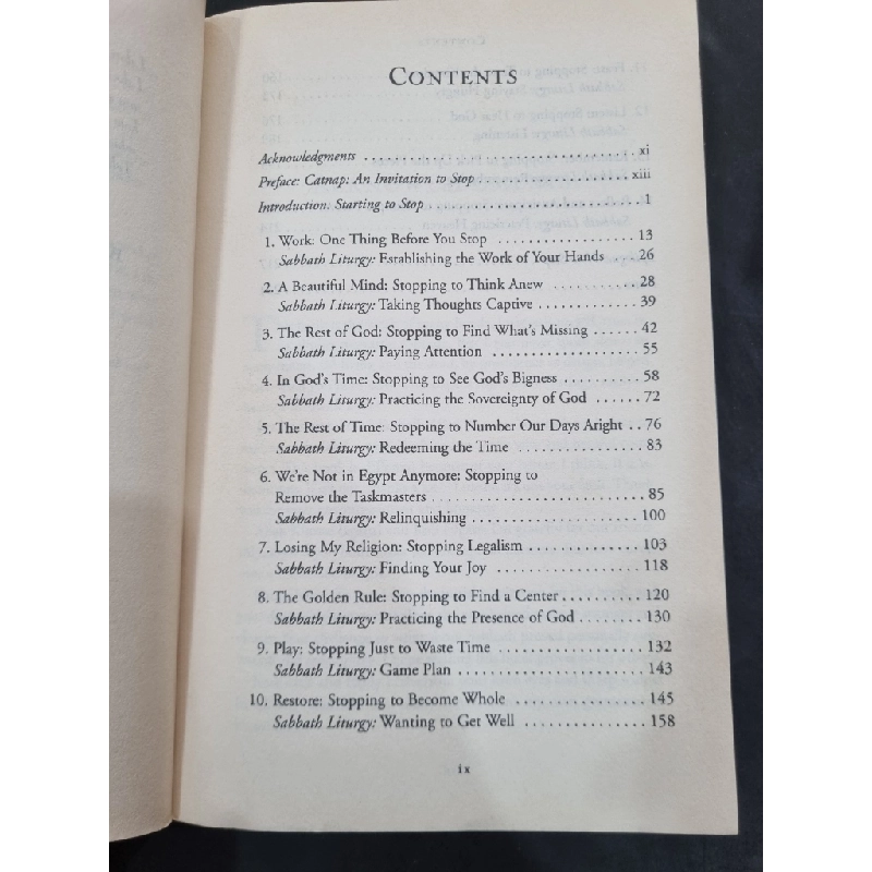 THE REST OF GOD : Restoring Your Soul By Restoring Sabbath - Mark Buchanan 160175