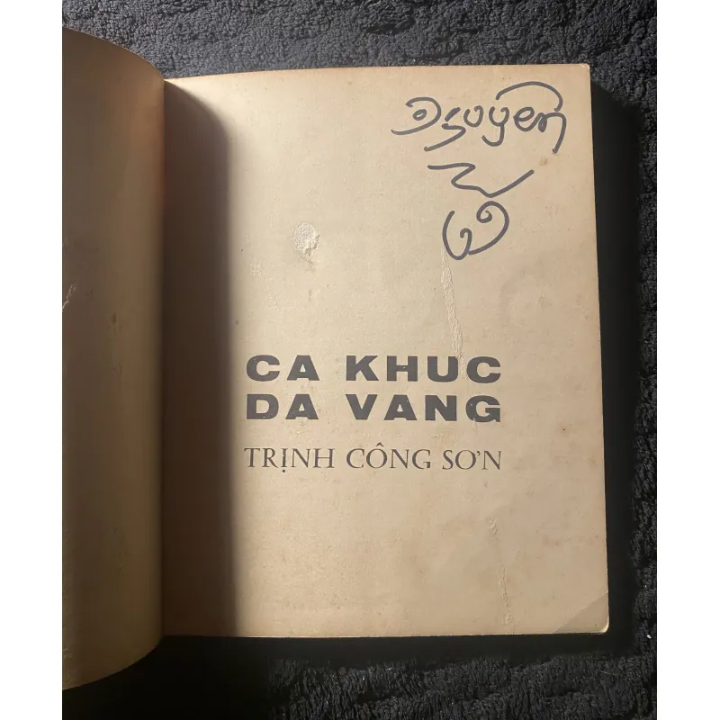 Ca Khúc Da Vàng, của cố nhạc sĩ Trịnh Công Sơ 1044533