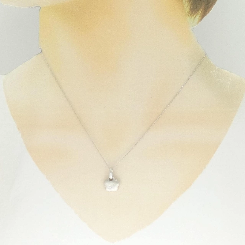 Dây chuyền kim cương hoa 750WG/K18WG 0.02CT - Hàng hiệu Chính hãng 864620