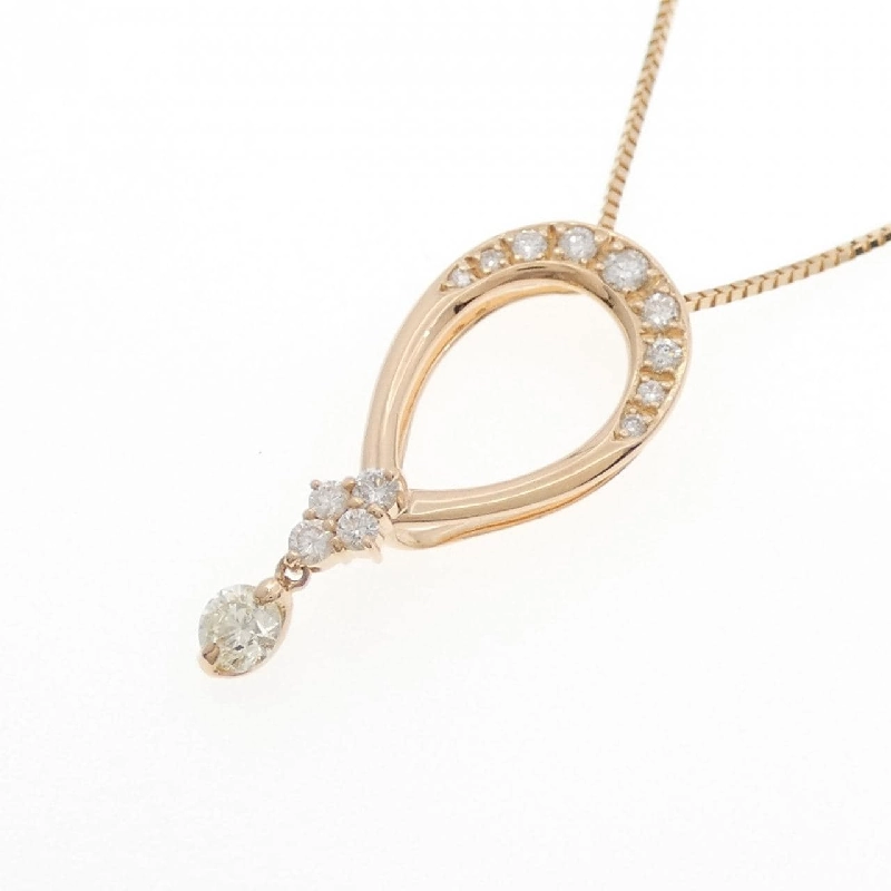 K18PG Dây chuyền kim cương 0.20CT - Hàng hiệu Chính hãng 860904