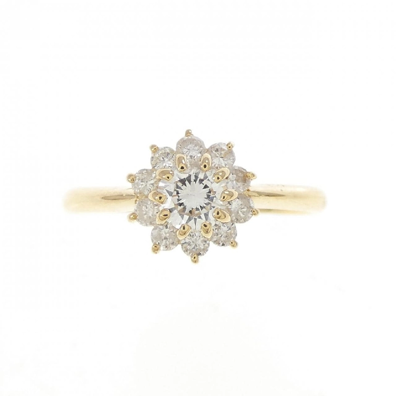 Nhẫn kim cương K18YG 0.25CT - Hàng hiệu chính hãng 848291