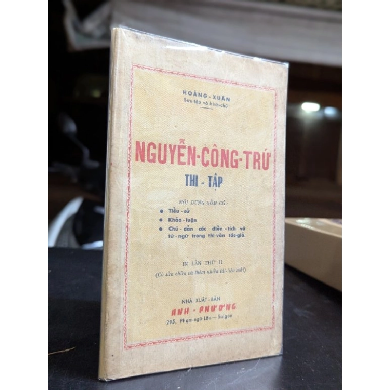Nguyễn Công Trứ thi tập - Hoàng Xuân sưu tập và bình chú 478018