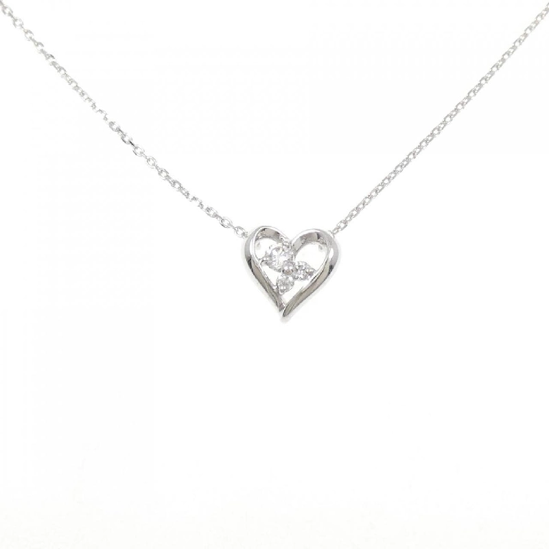 4゜C Hình trái tim Kim cương Dây chuyền - Hàng hiệu Chính hãng 843007