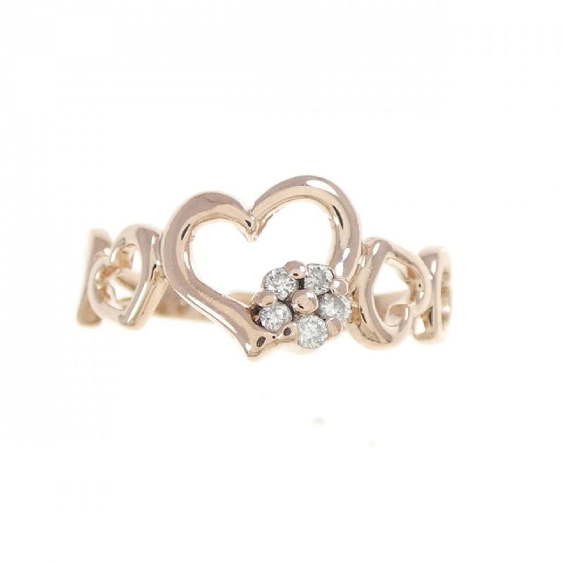 Nhẫn kim cương K10PG hình trái tim 0.05CT 668700