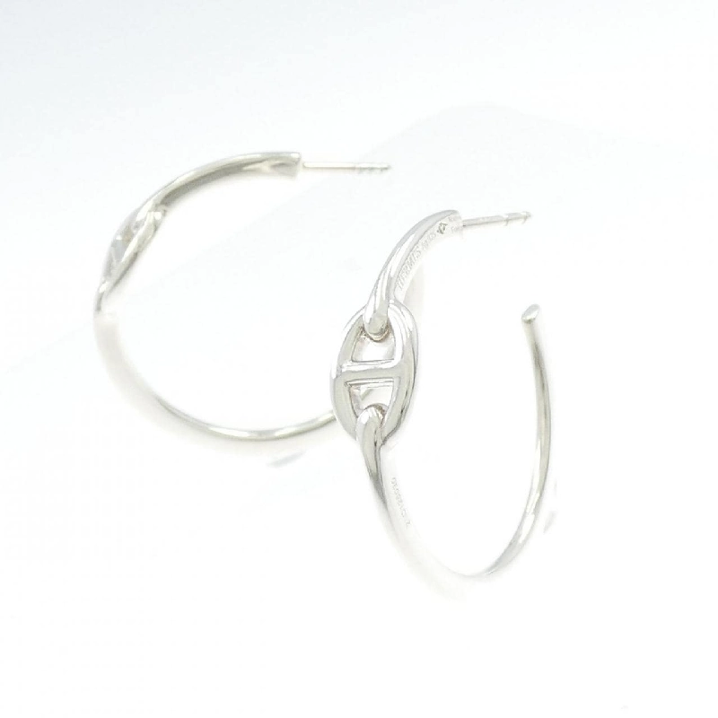 Bông tai nhỏ Hermès Chaine d'Ancre - Hàng hiệu Authentic 843638