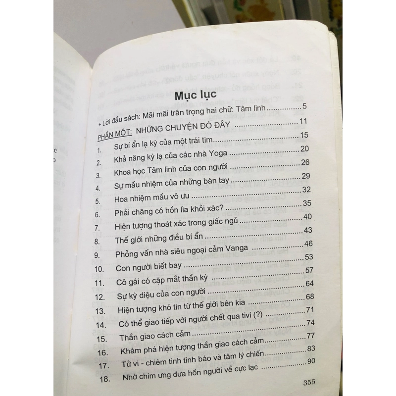NHỮNG CHUYỆN VỀ THẾ GIỚI TÂM LINH  - 358 trang, nxb: 2006 337314