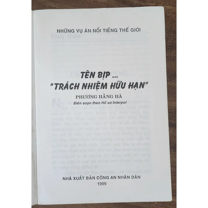 TÊN BỊP TRÁCH NHIỆM HỮU HẠN - Soạn theo hồ sơ Interpol 720627