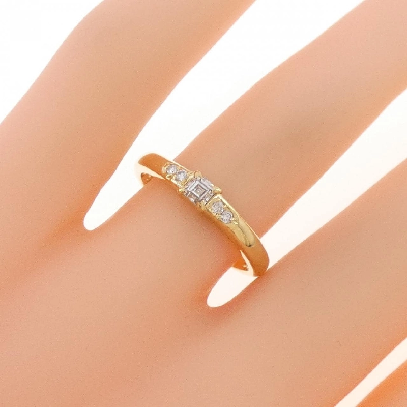 Nhẫn kim cương 750YG 0.16CT - Hàng hiệu Authentic 855117