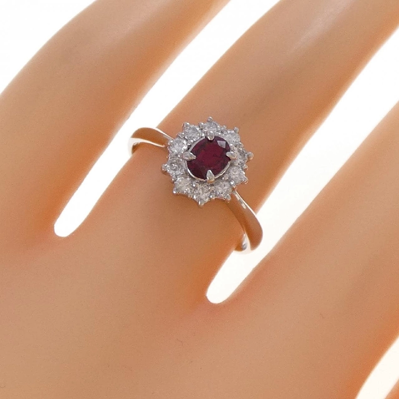 Nhẫn Ruby PT900 0.43CT - Hàng hiệu Chính hãng 848833