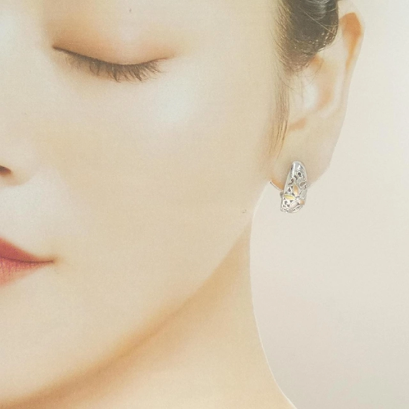 Bông tai hoa ba màu K18 - Hàng hiệu Authentic 868495