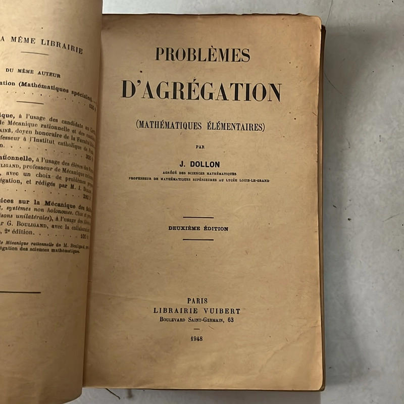 PROBLÈMES D'AGRÉGATION & L'ÉPREUVE DE MATHÉMATIQUES 509903