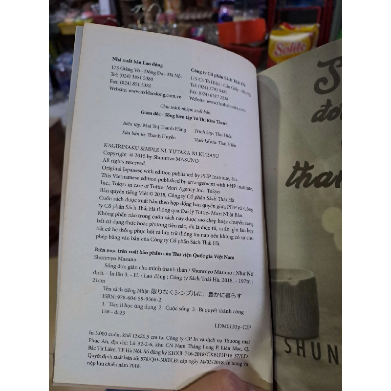 Sống đơn giản cho mình thanh thản - Masuni SỨC KHỎE - THỂ THAO HCM1008 924301