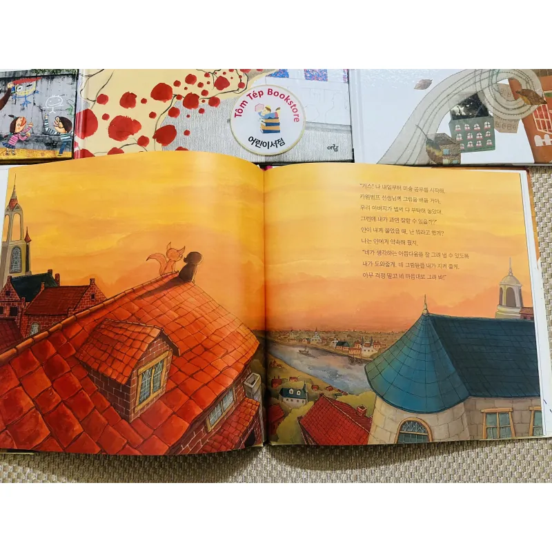 Set sách nghệ thuật cho trẻ – 미술관에 간 꼬마 피카소 시리즈- set 3 747564