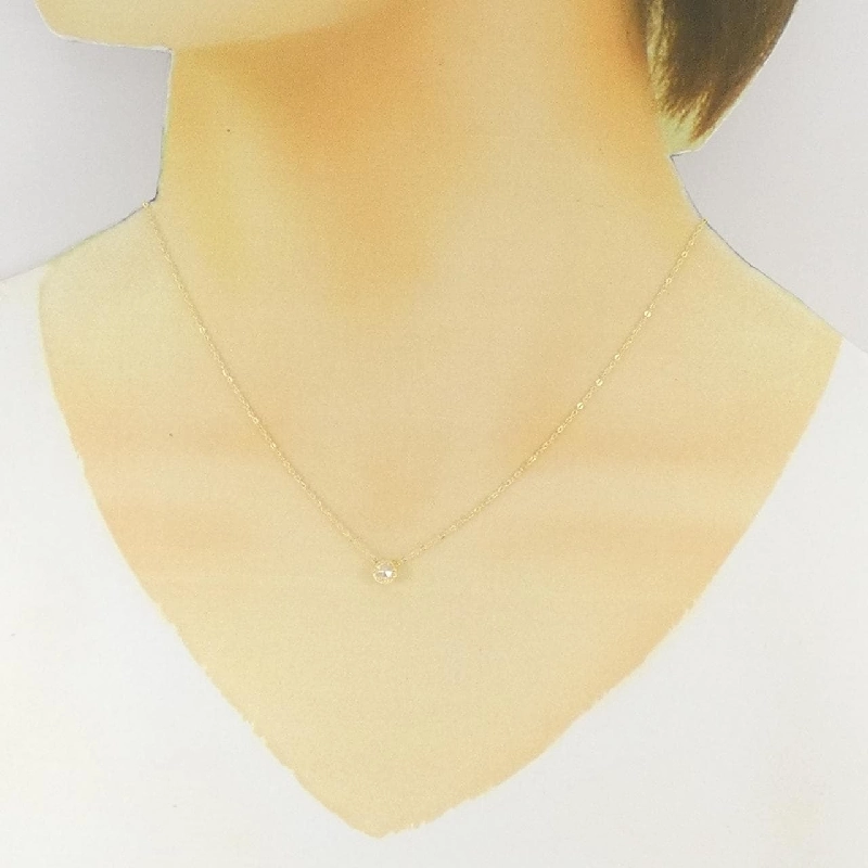 Dây chuyền kim cương Solitaire 750YG 0.139CT - Hàng hiệu Chính hãng 862318