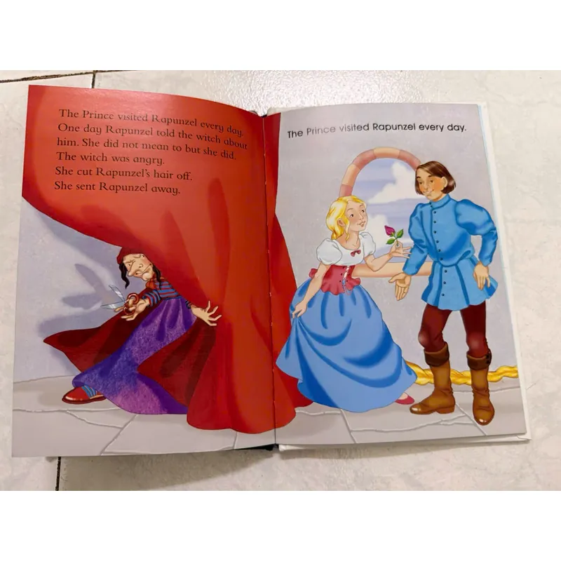 Set 2 quyển truyện tiếng Anh Rapunzel và Snow white 1061635
