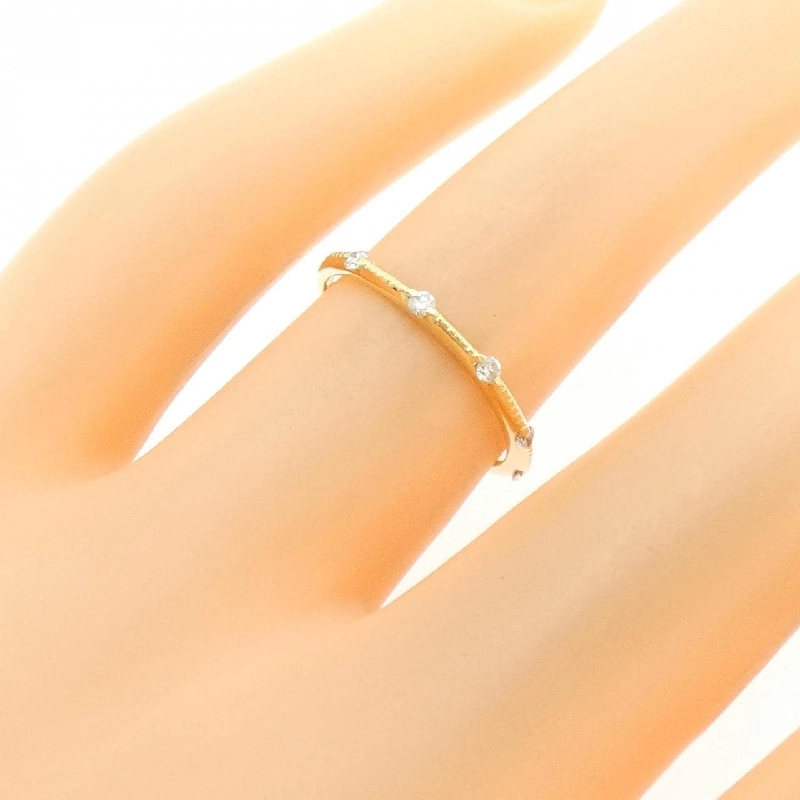 Nhẫn kim cương K18YG 0.08CT 668555