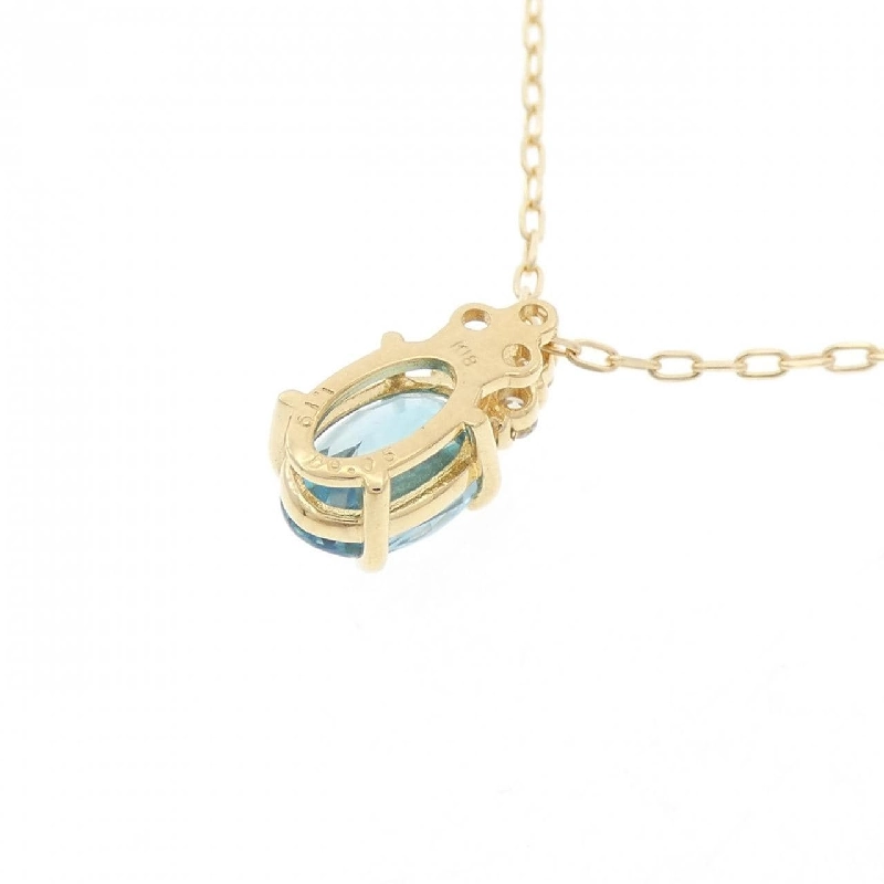 K18YG Zircon Necklace 1.19CT - Hàng hiệu Chính hãng 861134