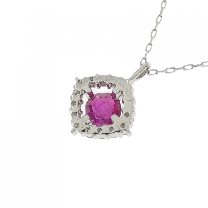 Dây chuyền ruby PT950/PT900 0.25CT - Hàng hiệu Chính hãng 862541