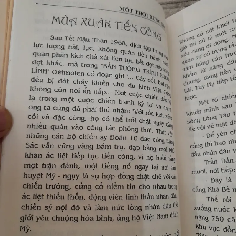 Đại tá Lê Bá Ước - Một thời rừng Sác. Bản in năm 1998 735322