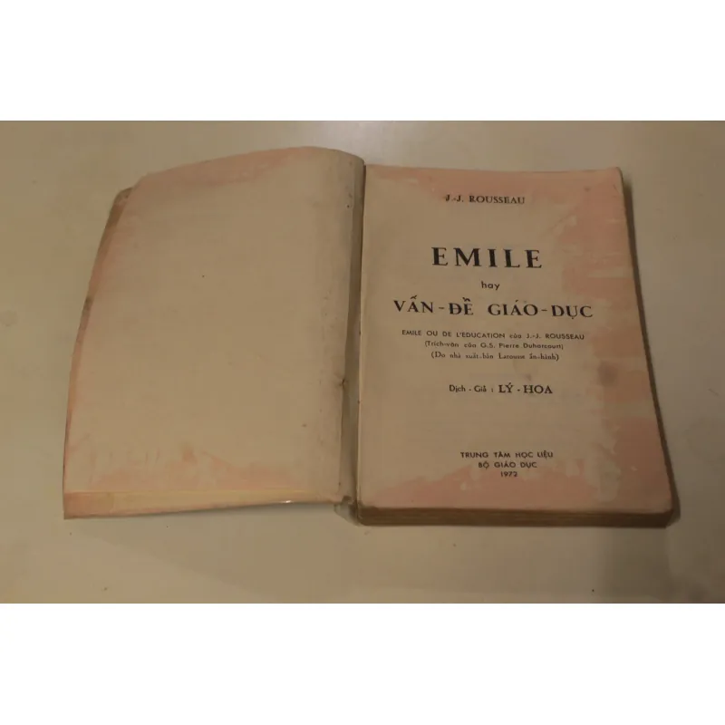 Emile hay vấn đề giáo dục 960402