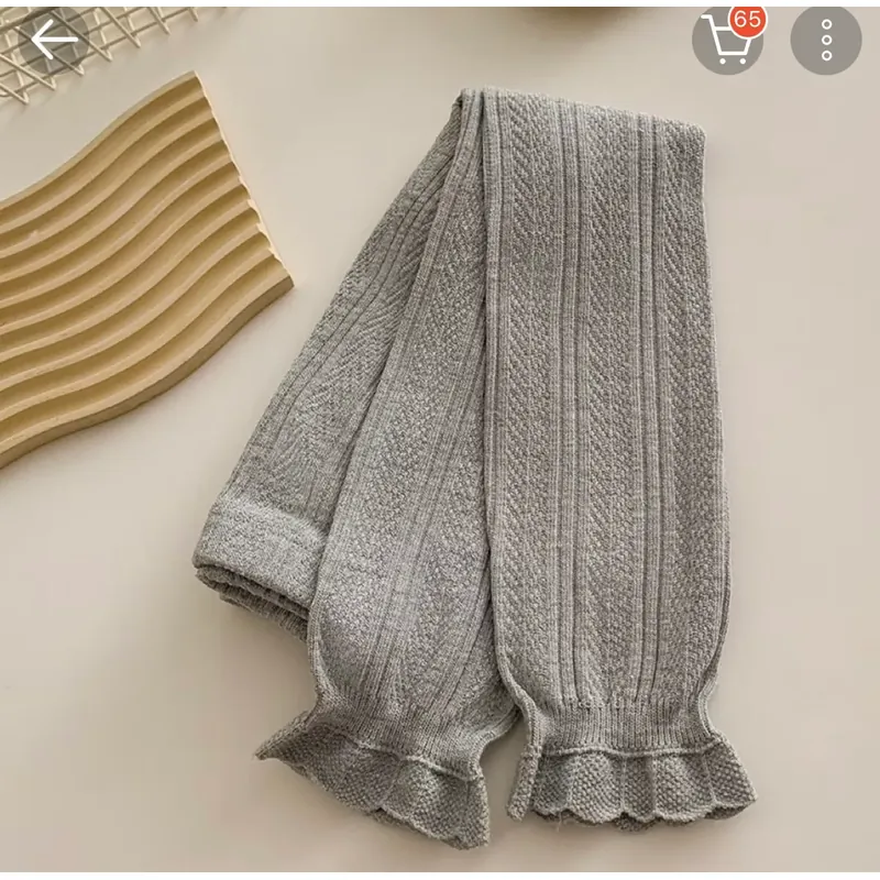 Quần tất len không bàn nhún co dãn cho bé gái 733990