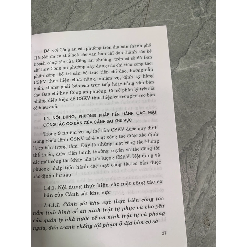 Giải pháp nâng cao hiệu quả thực hiện các mặt công tác cơ bản của cảnh sát khu vực  279105