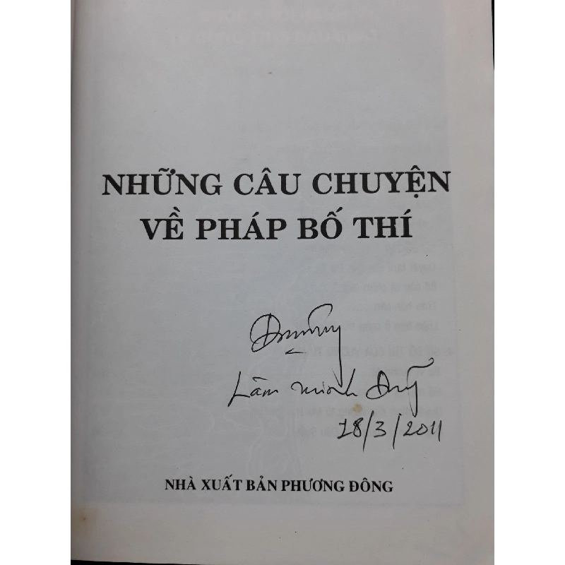 Những câu chuyện về pháp bố thí mới 80% ố có chữ ký trang đầu 2008 HCM2809 Pháp sư Hải Đào TÂM LINH - TÔN GIÁO - THIỀN 917361