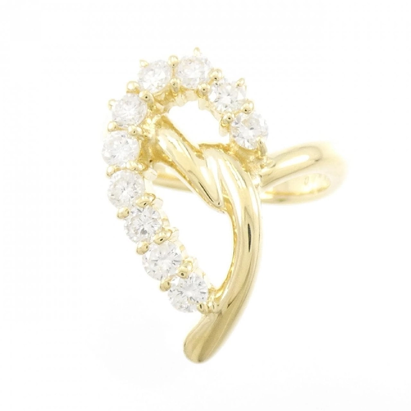 Nhẫn kim cương K18YG 0.740CT 671777