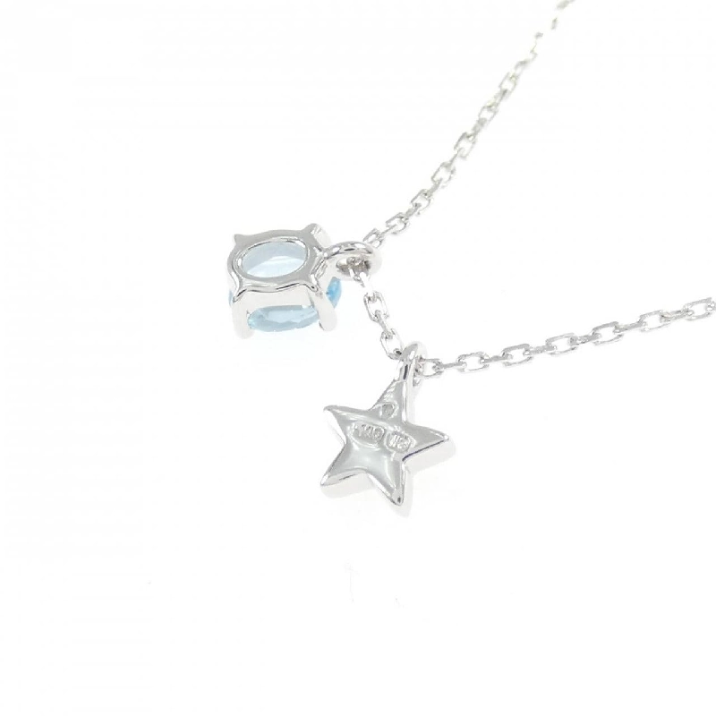 K10WG Ngôi sao Blue Topaz Dây chuyền - Hàng hiệu Chính hãng 859060