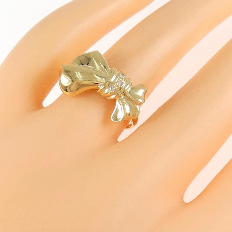 Nhẫn kim cương K18YG 0.03CT 669320