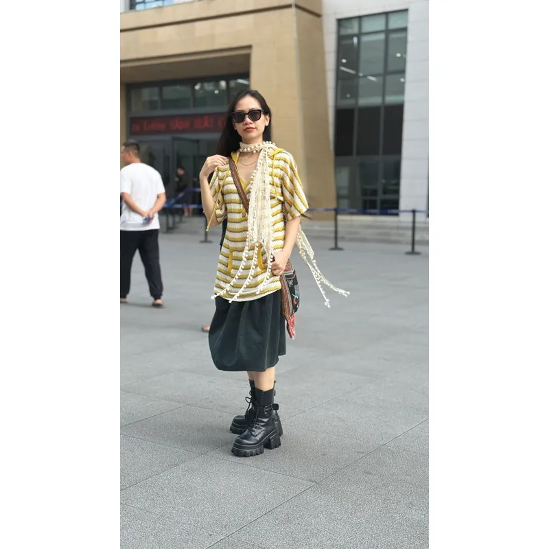 Set đồ nữ style độc lạ ( tặng kèm khăn) 673761