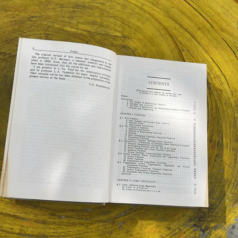 MATHEMATICAL ANALYSIS- BERMANT & ARAMANONOVICH 761161