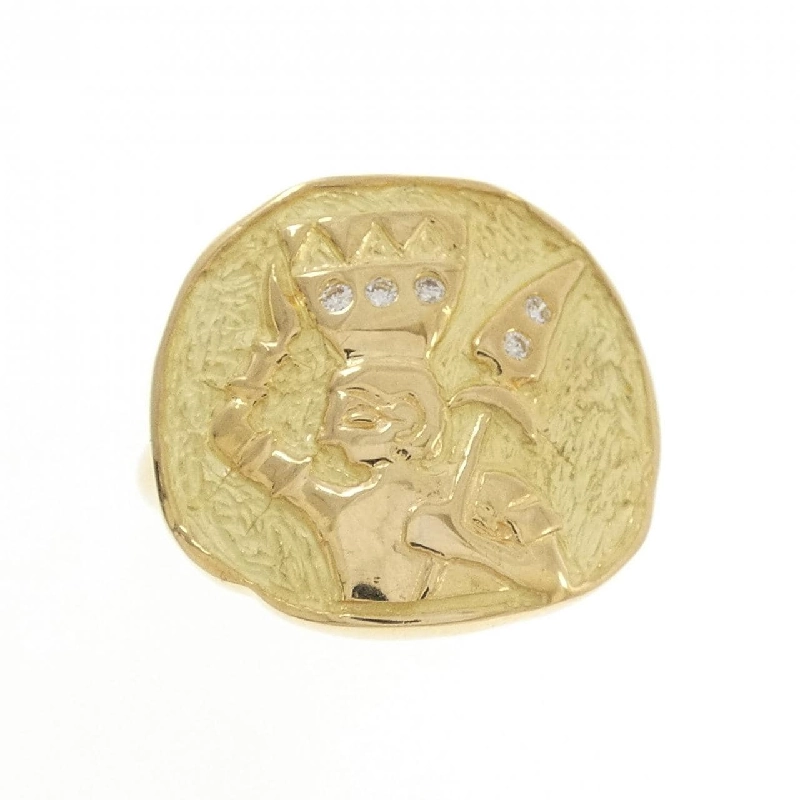 Nhẫn kim cương K18YG 0.05CT 667960