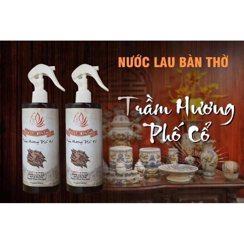 Nước lau bàn thờ Trầm Hương Phố Cổ cao cấp🔥 59056