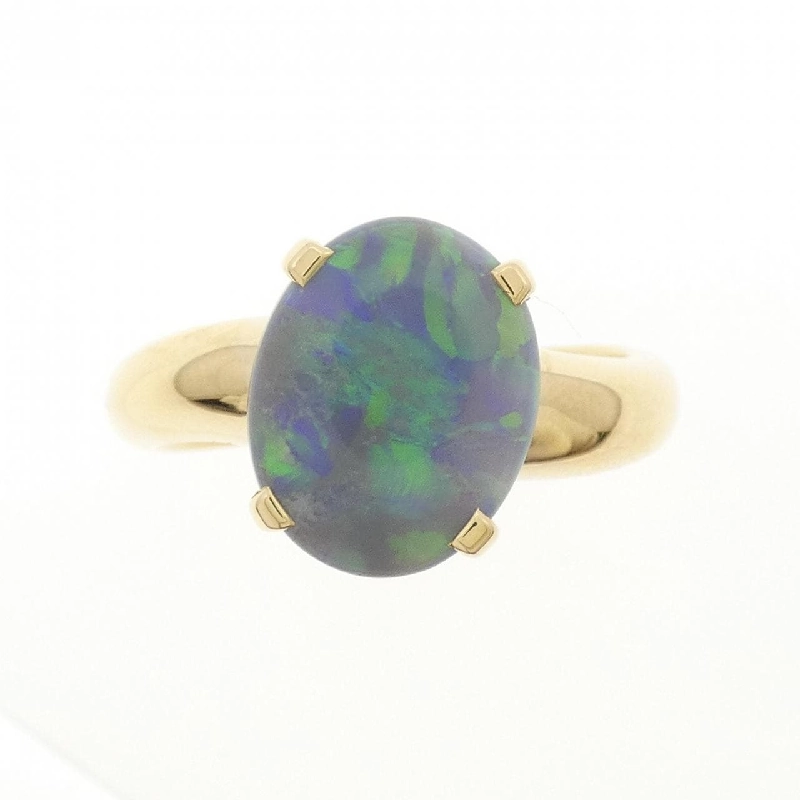 Nhẫn Opal Đen 750YG - Hàng hiệu Authentic 848284