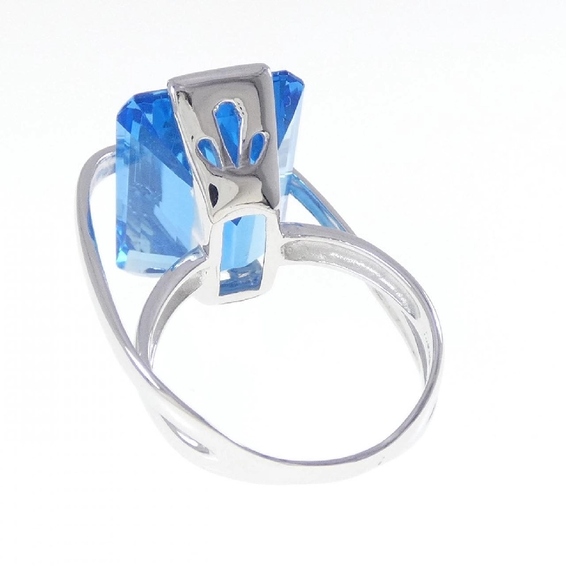 Nhẫn Blue Topaz K18WG - Hàng hiệu Chính hãng 849435