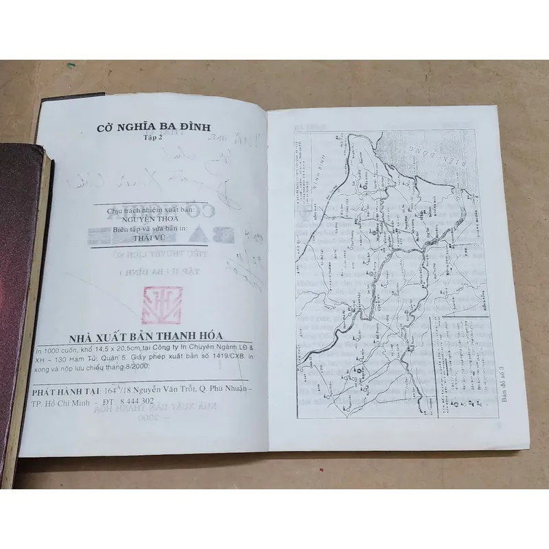 Trọn bộ 2 tập tiểu thuyết lịch sử CỜ NGHĨA BA ĐÌNH (Thái Vũ) 730857