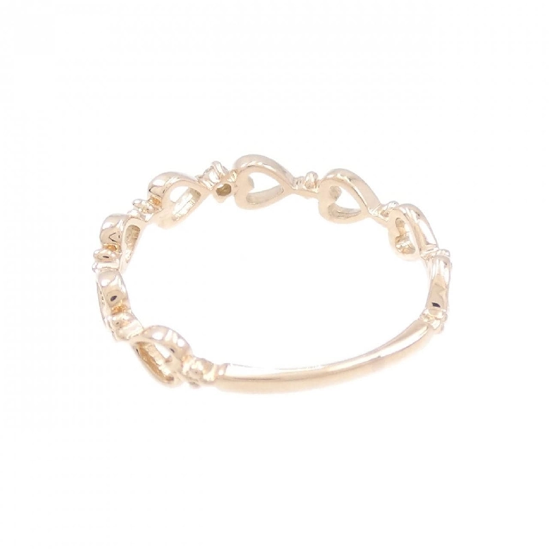 Nhẫn kim cương K10PG hình trái tim 671093