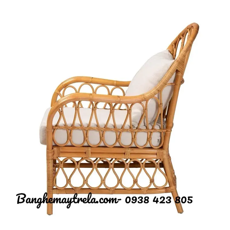 Ghế bành mây tre đan tự nhiên 712344