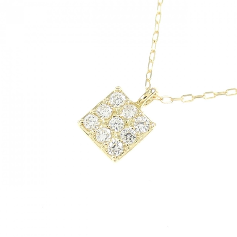 K18YG Dây chuyền kim cương 0.10CT - Hàng hiệu Chính hãng 863957