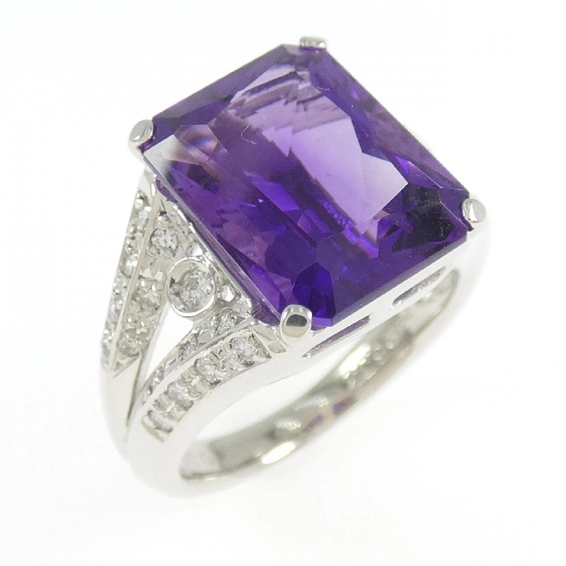Nhẫn Amethyst PT900 6.33CT - Hàng hiệu Chính hãng 853537