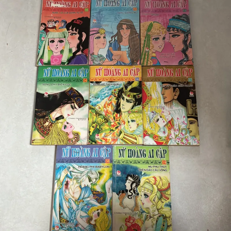Nữ hoàng Ai Cập Tập 51, 52, 53, 54, 56, 57, 58, 59 (8 cuốn) (Co) 757883